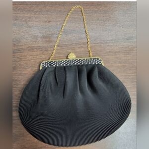 Like New- Elegant Black Clutch Purse.